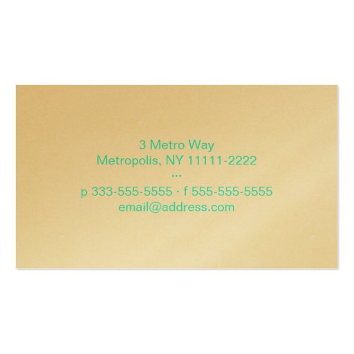Upside Downtown Snow Sky Business Card Template (back side)
