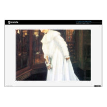 Upstairs by James Tissot Laptop Skin