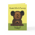 Upsy Daisy Turning * Personalized Birthday Card card