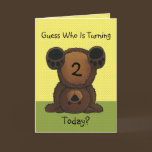 Upsy Daisy Turning * Personalized Birthday Card