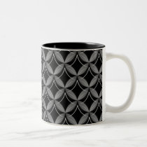 Uptown Glam Mug, Metallic Gray mugs