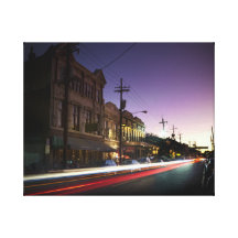 uptown New Orleans Sunset Canvas Gallery Wrap Canvas