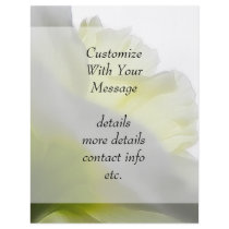 Upwards - Daffodil Petals From Below Flyer Design