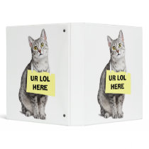 UR LOL HERE 3 RING BINDERS