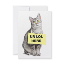 UR LOL HERE PERSONALIZED INVITATIONS