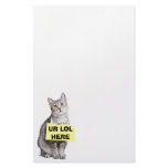 UR LOL HERE stationery