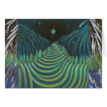 'Uranian Road' greeting card