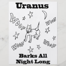 Uranus Barks All Night Long Flyer
