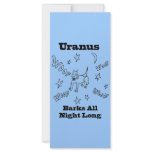 Uranus Barks All Night Long Rack Card