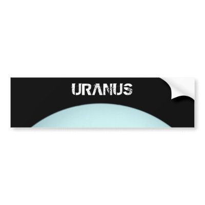 Uranus Bumper Stickers by lostinthe4th