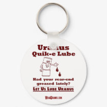 Uranus Quik-e Lube keychains by WearUranus Uranus Quik-e Lube keychains