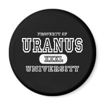 Uranus University Dark magnets by universityshirts Uranus University Dark magnets