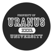Uranus University Dark stickers by universityshirts Uranus University Dark stickers