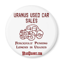 Uranus Used Cars magnets by WearUranus Uranus Used Cars magnets