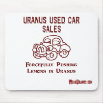 Uranus Used Cars mousepads by WearUranus Uranus Used Cars mousepads