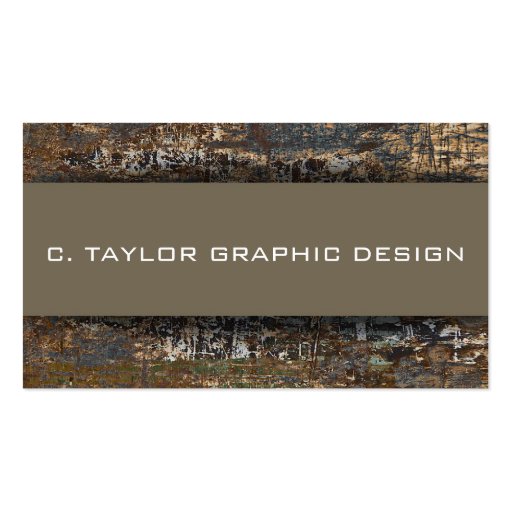 "Urban Abstracts" 1 Business Card Templates (front side)