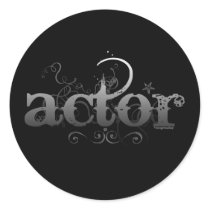 Urban Actor Round Sticker