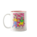Urban anime art gallery characters coffee mugs