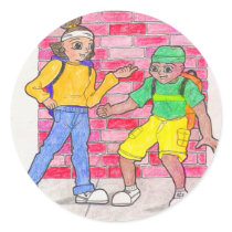 Urban anime art gallery characters stickers by amberdawn7 Urban anime art gallery characters stickers