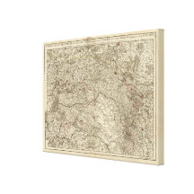 Urban areas of France Canvas Prints