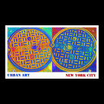 "Urban Art NYC Sewer" by Urban59 Studio posters
