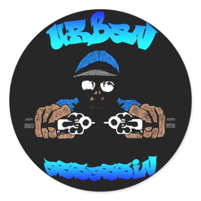 Urban Assassin Sticker by calroofer
