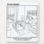Urban Beekeeper Cartoon - Mousepad mousepads