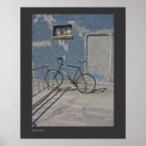Urban Bicycle Rack Posters