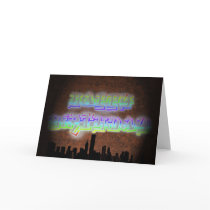Urban birthday card