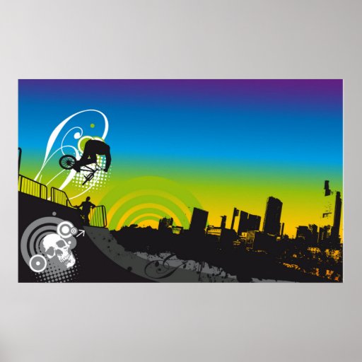 Urban BMX Poster Zazzle
