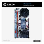 Urban boombox skins for the iPhone 4