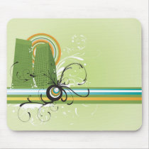 Urban buildings Mousepad