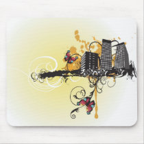 Urban buildings Mousepad