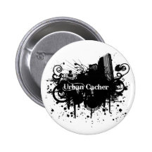 Urban Cacher Pinback Button