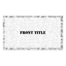 Urban Camouflage - Black & Grey - Lightened Business Card Templates