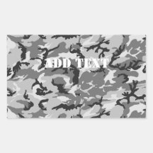 Urban Camouflage - Black & Grey Sticker