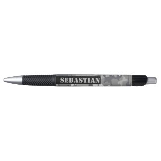 Urban Camouflaged Pattern Personalized Rubber Grip Pen