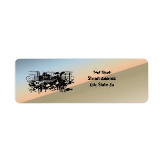 Urban Chaos Return Address Label label
