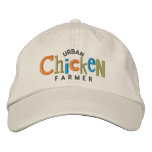 Urban Chicken Farmer Embroidery Hat embroidered hats