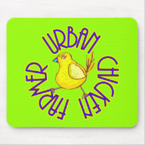 Urban Chicken Farmer Mousepads