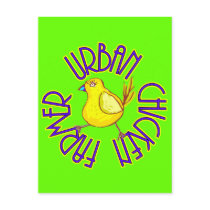Urban Chicken Farmer Postcards