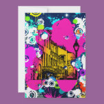 urban city graffiti paint splatter design colorful