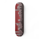 Urban City Sprawl Sky Line skateboard (red) Urban City Sprawl Sky Line skateboard (red)