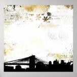 urban cityscape poster