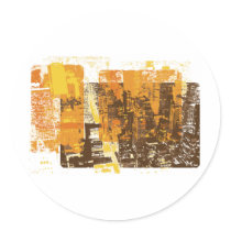Urban Cityscape stickers