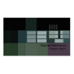 Urban Commercial Colorblock Executive Business Card Templates