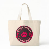 Urban Cougar Hunting Decoy Tote Bags