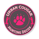 Urban Cougar Hunting Decoy magnets