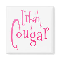 Urban Cougar Fridge Magnets