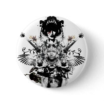 Urban Cowboy - rockstar - button